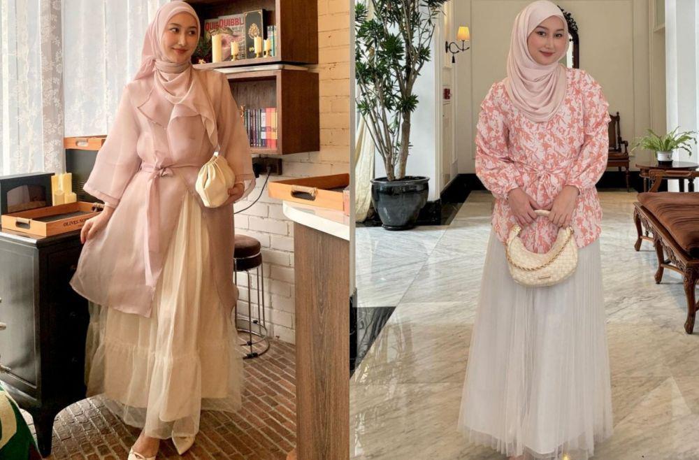 9 Inspirasi Outfit Nuansa Pink ala Denisse Shaqira, Looks Girly!