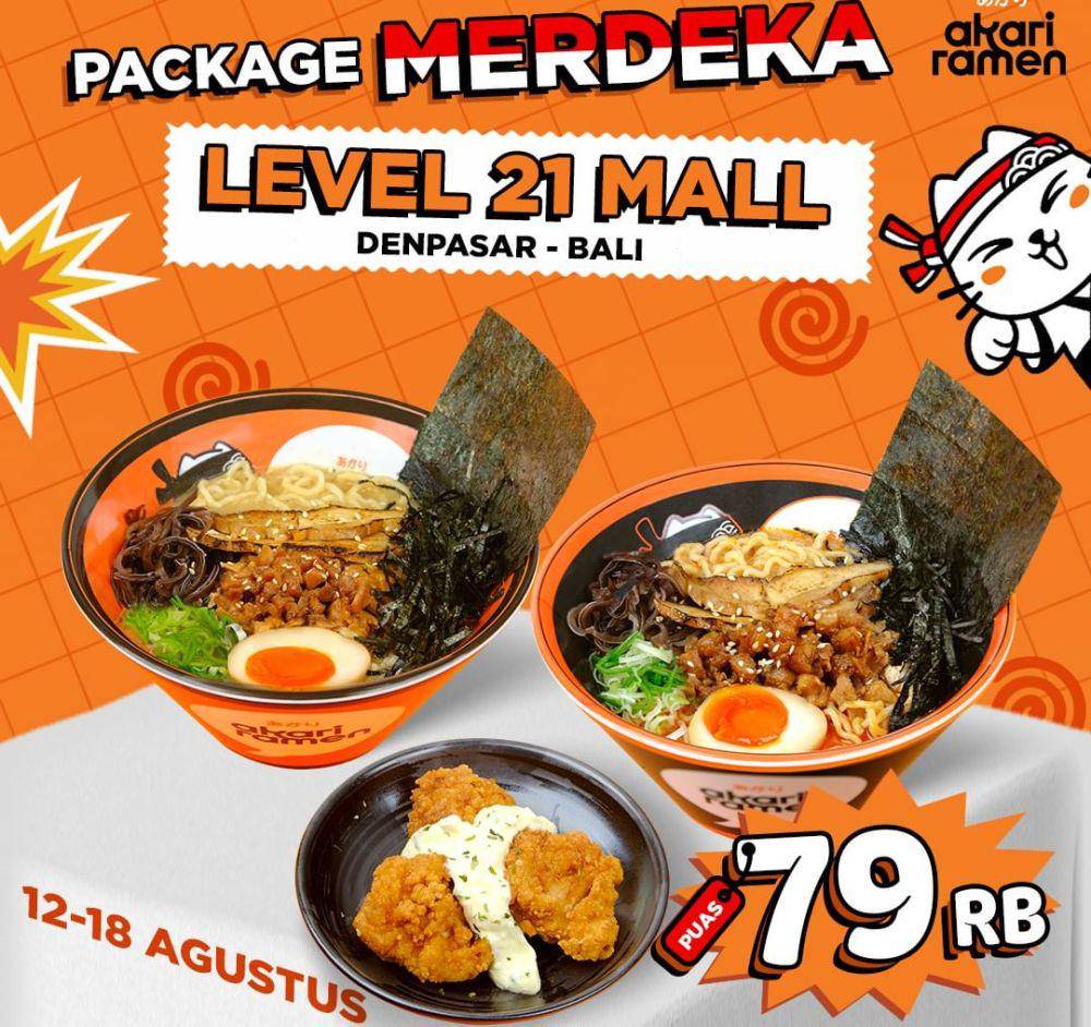 Promo dari Akari Ramen. (Instagram.com/akariindonesia)