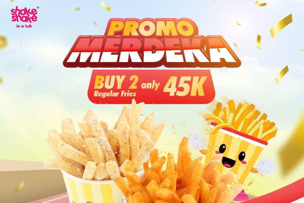Promo dari Shake Shake in A Tub. (Instagram.com/livingworld_denpasar)