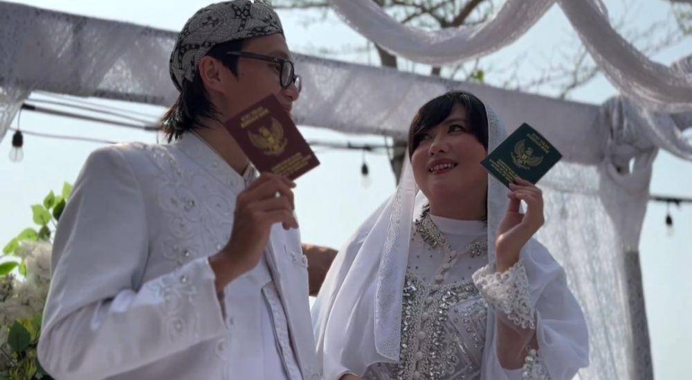 Akad nikah Ghaida eks JKT48 dan Tubagus Phandu (@josechitersone via instagram.com/ghaida_farisya)
