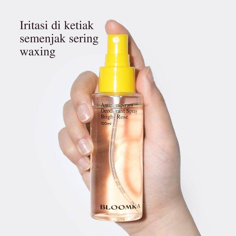 Bloomka Anti-Perspirant Deodorant Spray Bright Rose (instagram.com/bloomka_id)