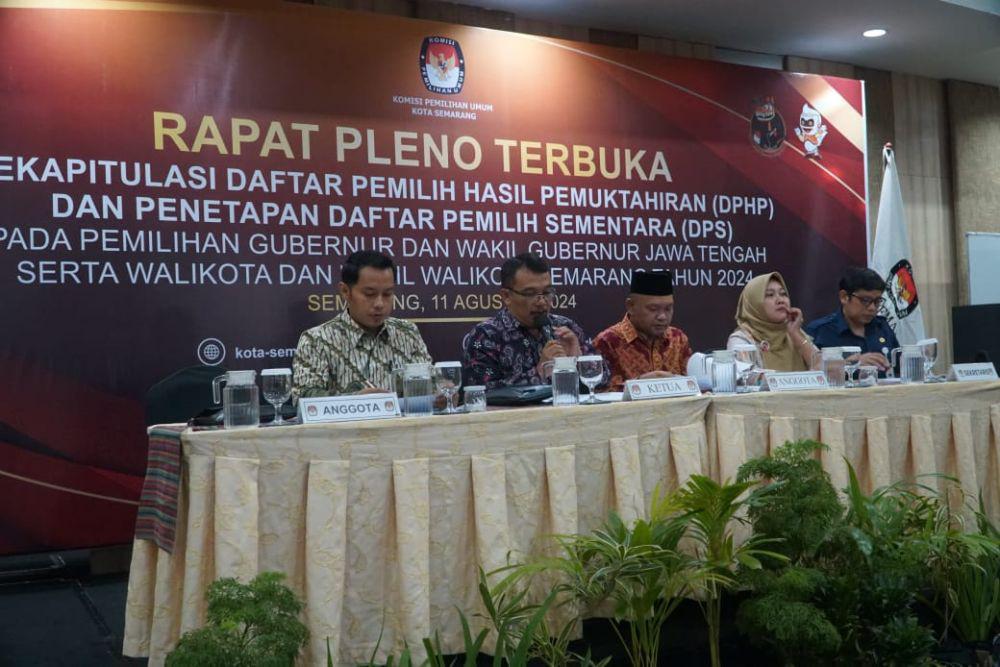 KPU Tetapkan DPS Pilkada Kota Semarang 1.267.308 Pemilih