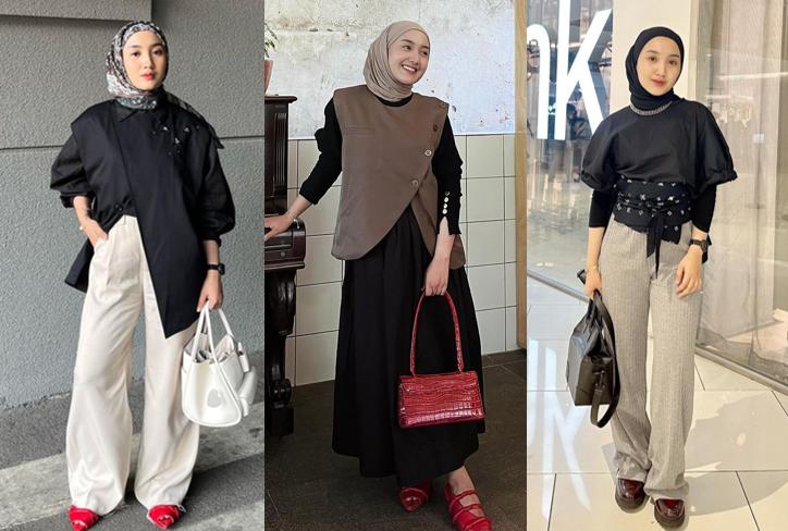12 Ide Mix and Match Atasan Hitam ala Thafanya Sabila, Ada Banyak Cara