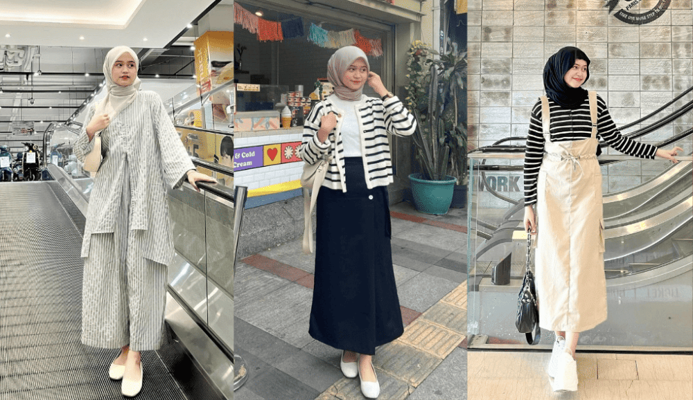 10 Mix and Match Outfit Stripes ala Listy Septia, Beragam Look!