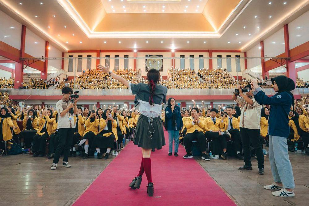 Maudy Ayunda di Unsoed (instagram.com/maudyayunda)