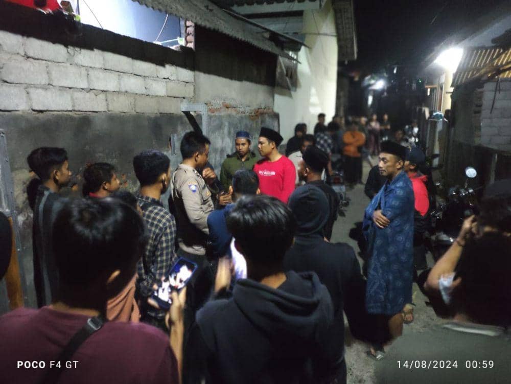 Pelaku saat diamankan oleh polisi (Humas Polres Lotim)