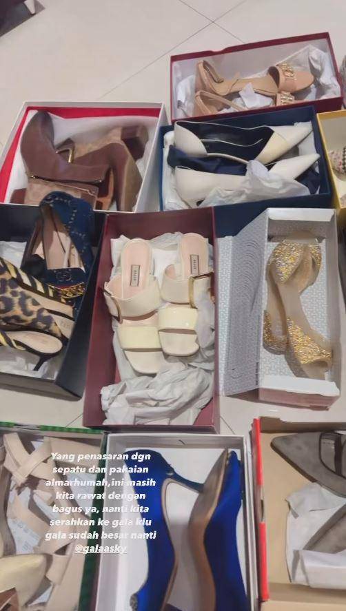 barang peninggalan Vanessa Angel (Instagram.com/dewizuhriati)