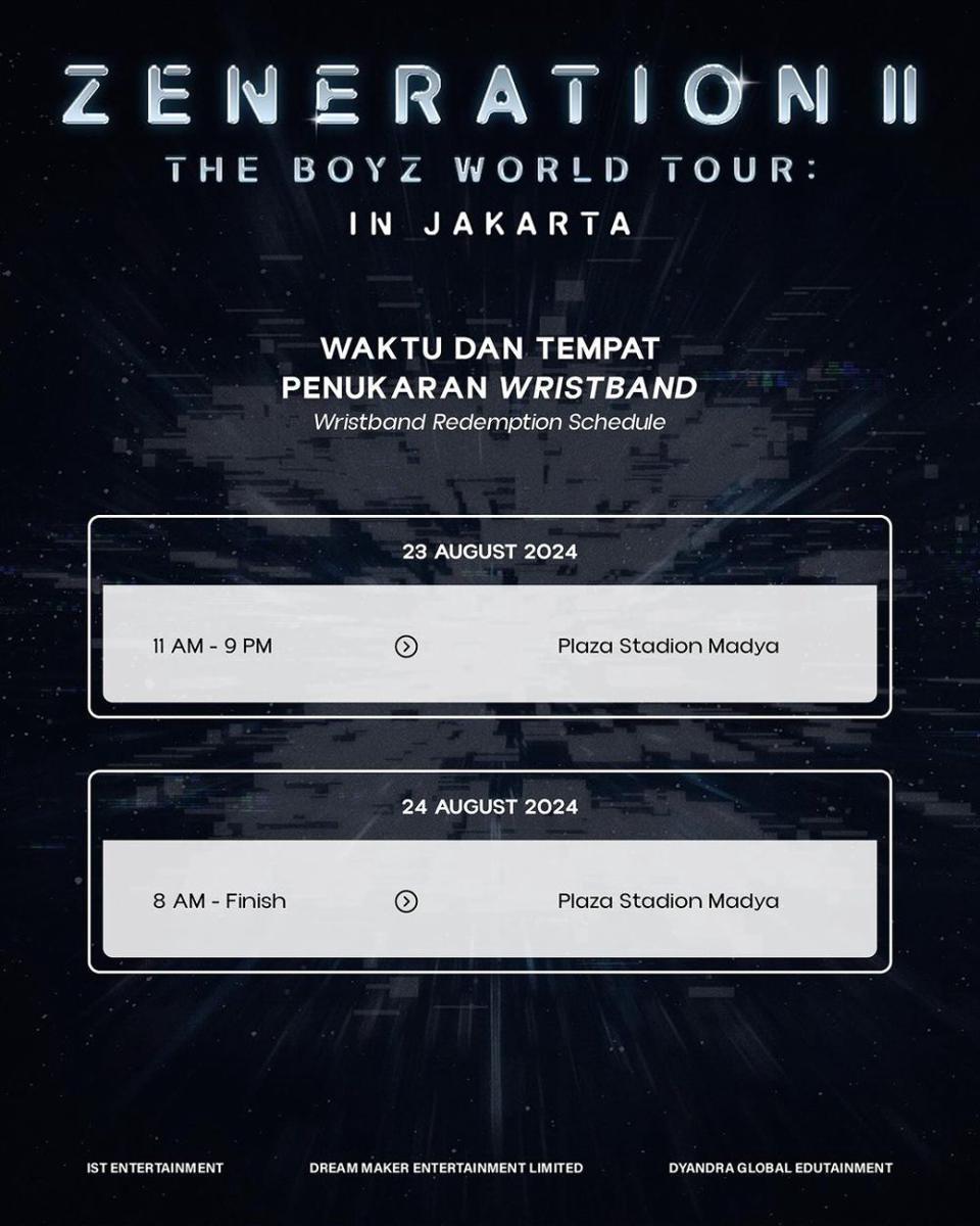 waktu dan tempat penukaran tiket (instagram.com/dyandraglobal)