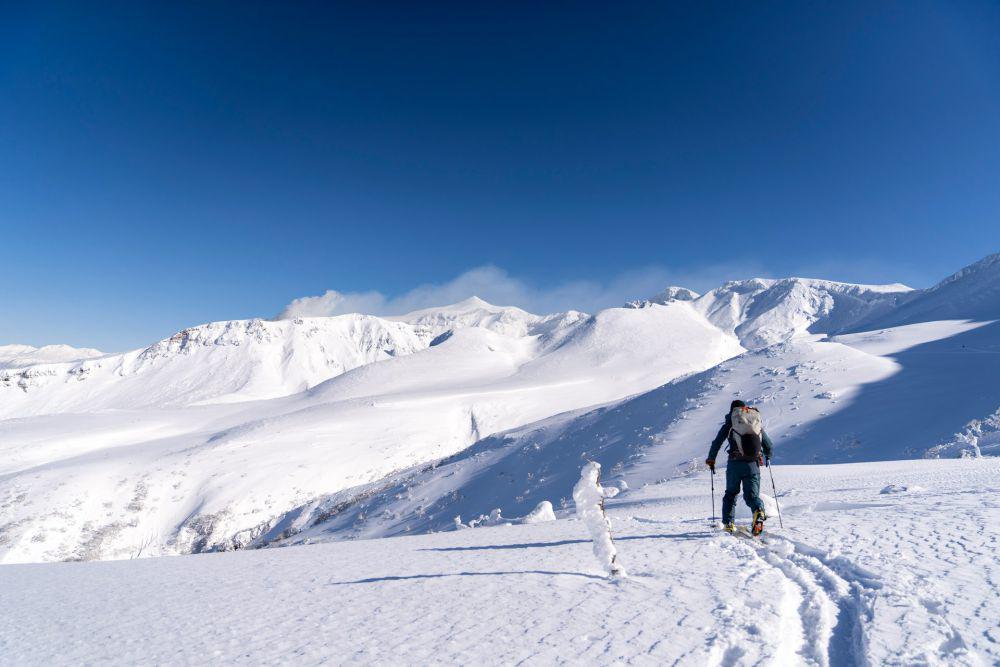 ilustrasi bermain ski di Hokkaido, Jepang (unsplash.com/Hendrik Morkel)