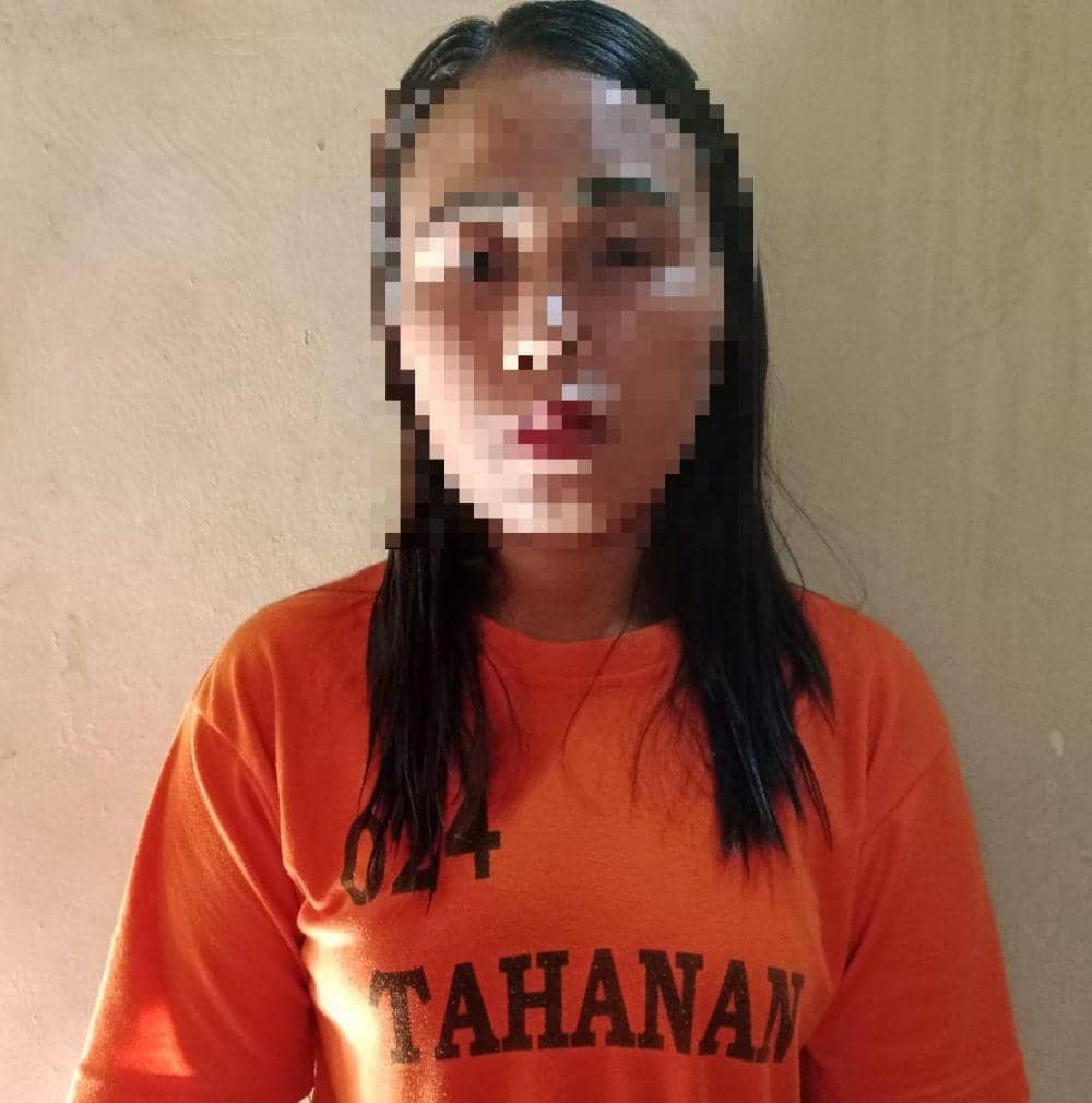 Sosok pelaku IRT, IL. (DOK. Polres Lampung Tengah).