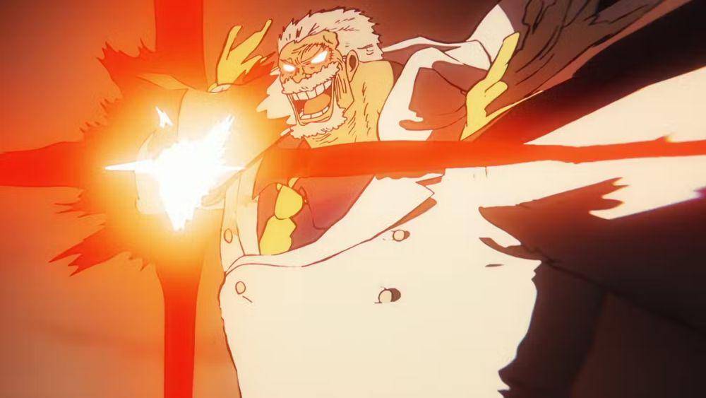 cuplikan Monkey D. Garp vs Kuzan (dok. Eiichiro Oda, Toei Animation/One Piece)