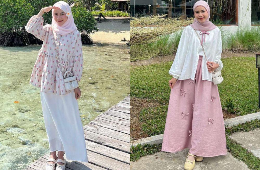 10 Ide Styling Outfit Nuansa Pink ala Hilda Maulida, Tampil Girly!