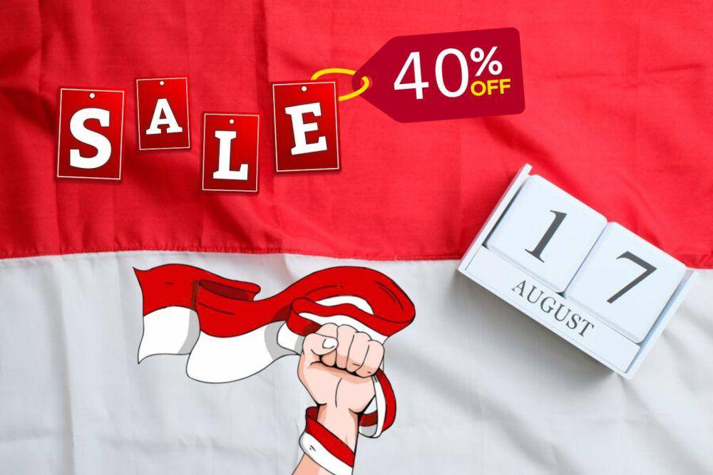 ilustrasi promo kemerdekaan (Freepik.com rembolle/Edited by Penulis)