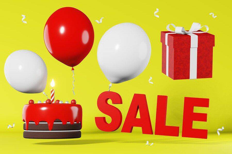 ilustrasi promo ulang tahun (Freepik.com/KawaiiSl)