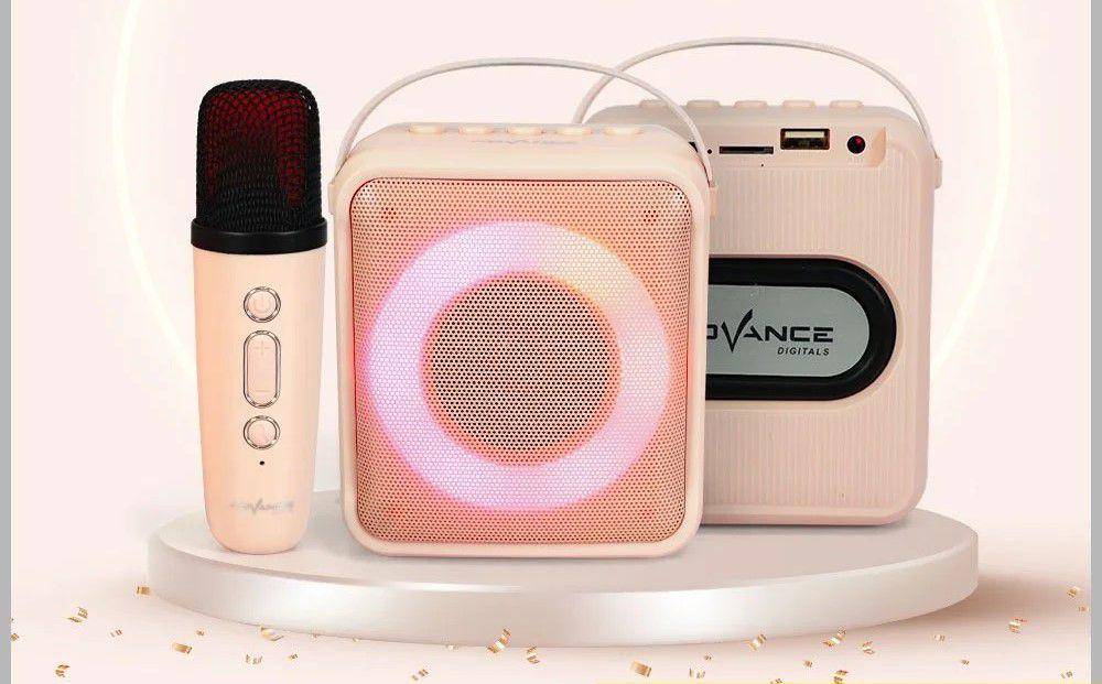 Speaker karaoke mini portabel Advance V5. (Advancedigitals.co.id)