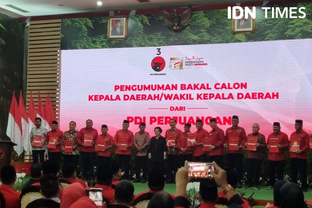 Daftar Lengkap 13 Bakal Cagub yang Diusung PDIP, Ada Edy Rahmayadi