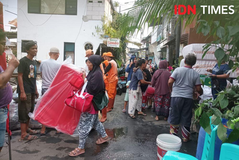 Kondisi pasca kebakaran di permukiman Manggarai, Rabu (14/8/2024). (IDN Times/Dini Suciatiningrum)
