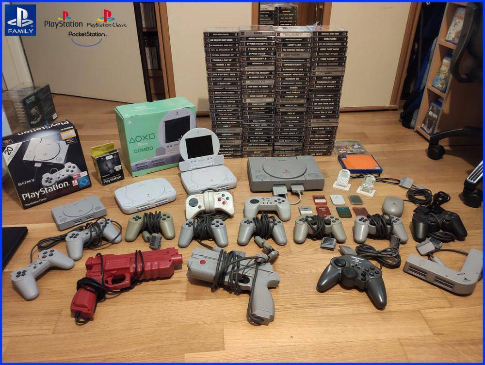 potret koleksi unik PS1 dan PS2 (reddit.com/user/Ultimate_President)