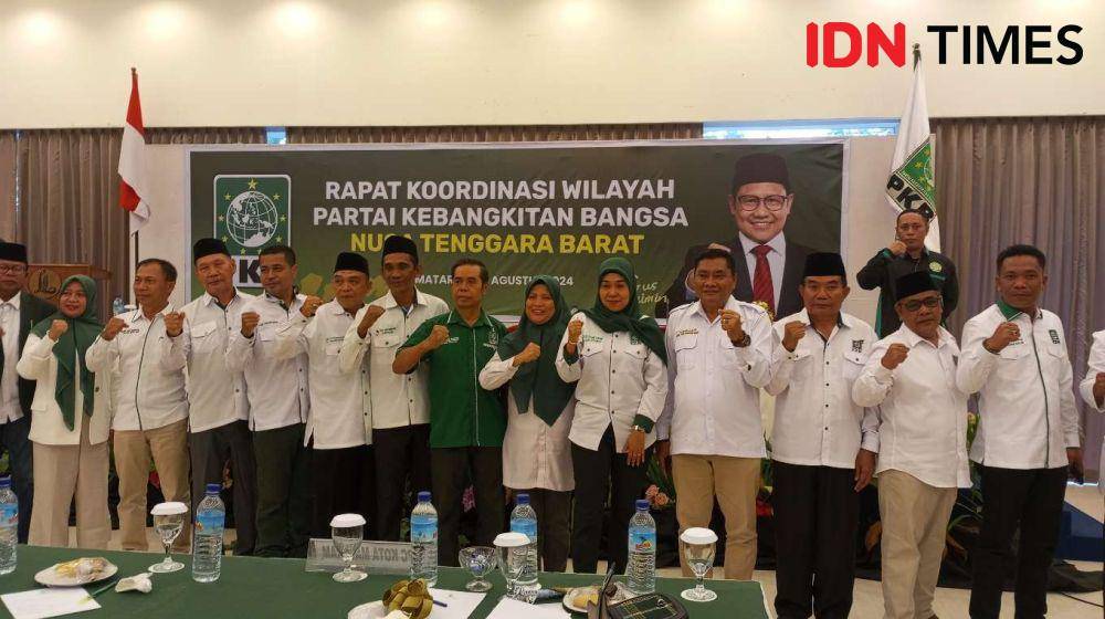 Ketua DPC PKB se-NTB menyatakan mendukung Cak Imin kembali menjadi Ketum. (IDN Times/Muhammad Nasir)