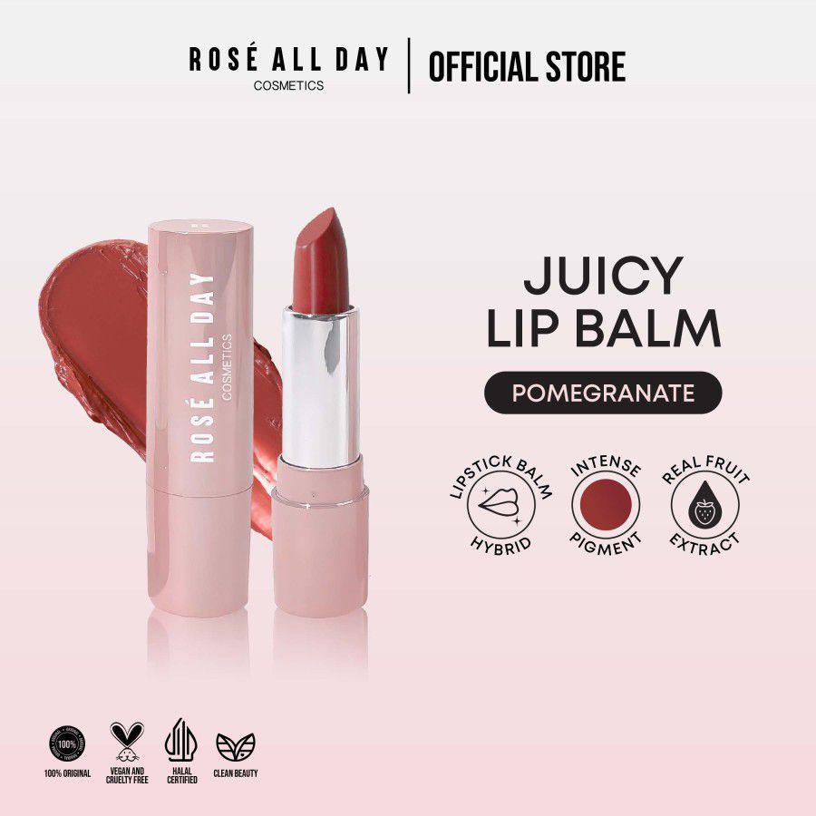 Rosé All Day Juicy Lip Balm Pomegranate (tokopedia.com/rose-all-day)