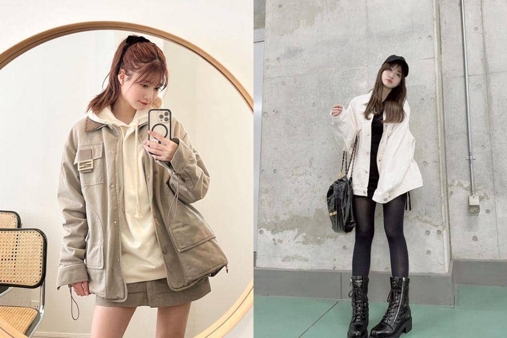 7 Inspirasi Outfit Layering ala Meru Nukumi, Modis dan Kece!