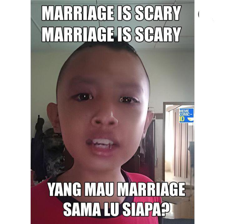 meme pernikahan (instagram.com/memecomic.id)
