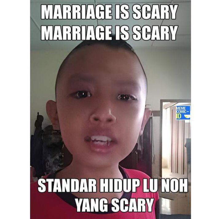 meme pernikahan (instagram.com/memecomic.id)