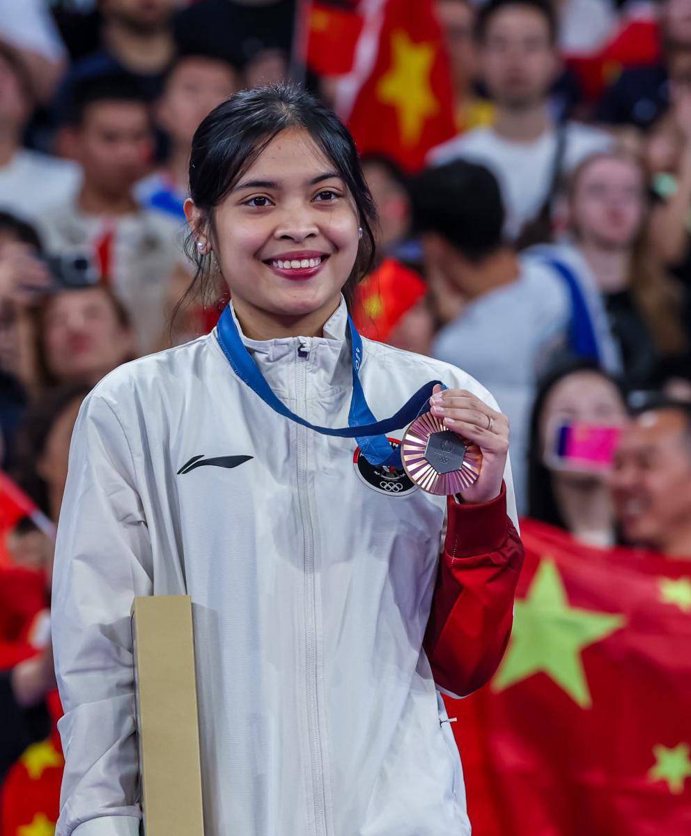 Gregoria Mariska Tunjung Meraih Medali Perunggu di Olimpiade Paris (x.com/tempodotco)