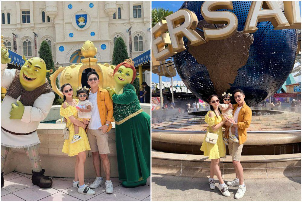 7 Potret Liburan Keluarga Nanda Arsyinta ke Universal Studio Singapura