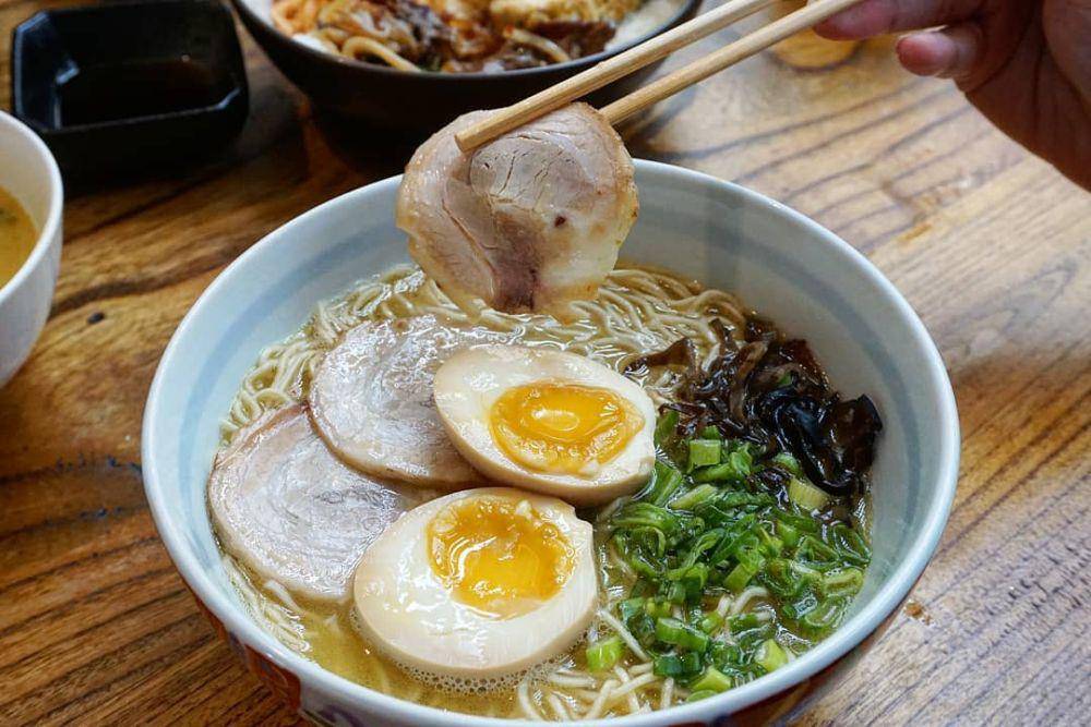 Menu Tamago Ramen di Marutama Ramen