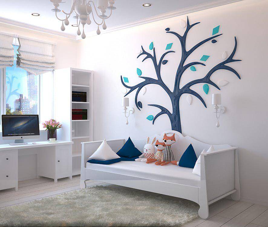 ilustrasi dekorasi untuk kamar anak (pexels.com/Vika Glitter)