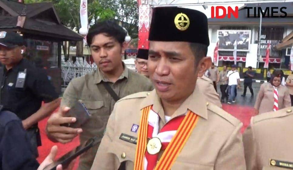 Wali Kota Balikpapan Rahmad Mas'ud, Rabu (14/8/2024). (IDN Times/Hilmansyah)