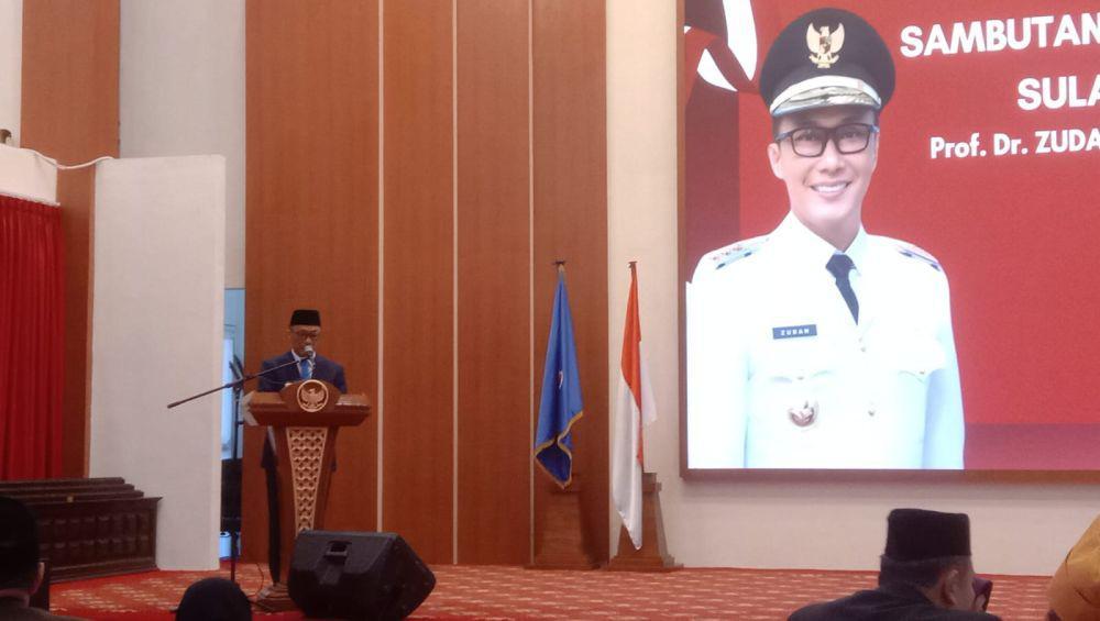 Pj Gubernur Sulsel Zudan Arif Fakrulloh. (IDN Times/Ashrawi Muin)