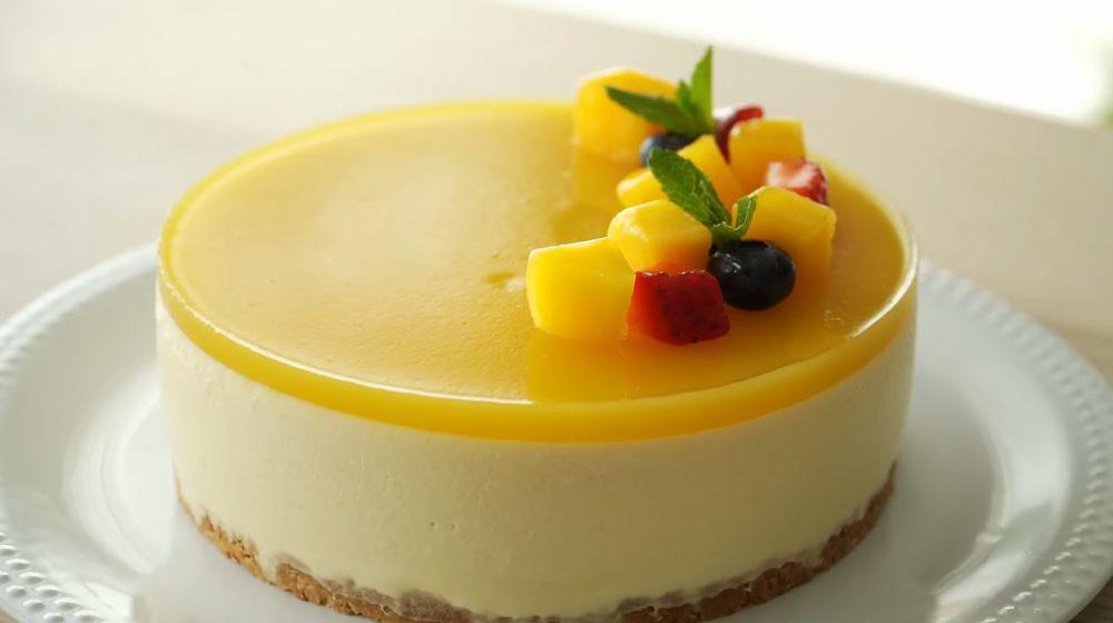 Resep Cheesecake Mangga Tanpa Oven, Dessert yang Gampang Dibuat Pemula