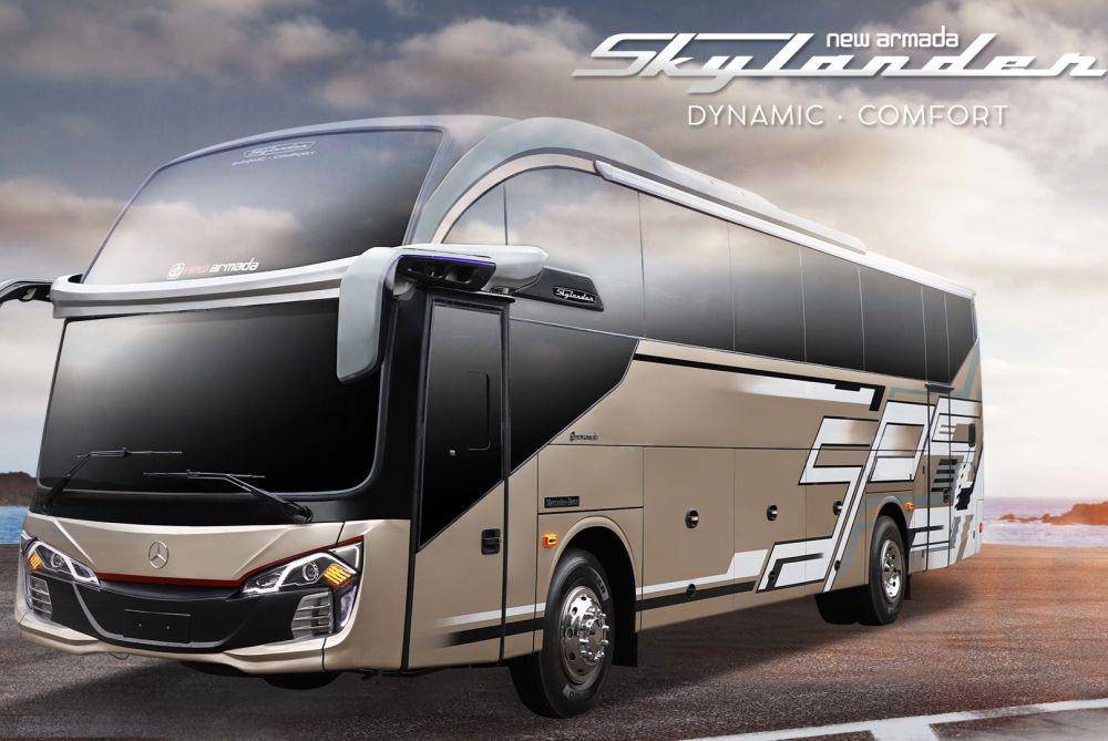 ilustrasi bus Skylander R22 Aero Touring milik Karoseri New Armada (dok. Karoseri New Armada)