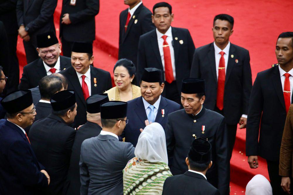Puan & Bamsoet Ucapkan Selamat ke Prabowo-Gibran di Sidang Tahunan MPR