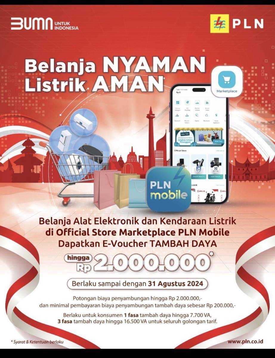 PLN memberikan kemudahan tambah daya untuk pelanggan. (Dok/Istimewa).
