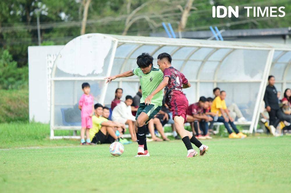 Sriwijaya FC gelar uji coba di Lapangan Panahan Jakabaring Sport City (JSC) Palembang (Dok. Media Officer Sriwijaya FC)