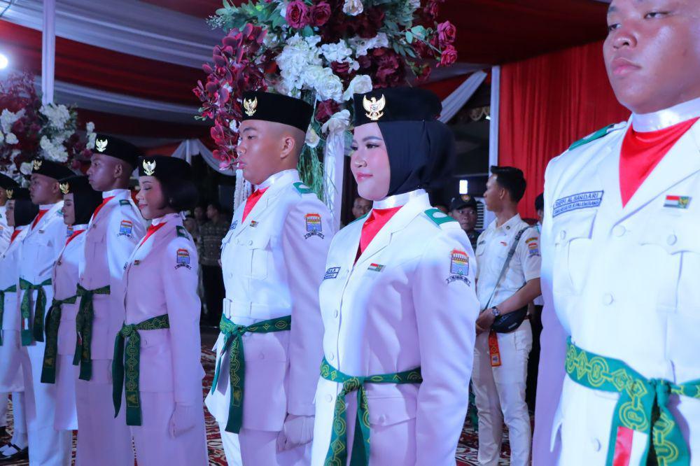 Pengukuhan Paskibraka Palembang di Setda Kota (IDN Times/Dok. Kominfo Palembang)