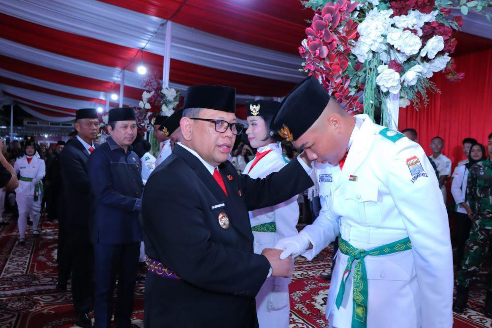 Pesan Pj Wako Ucok Abdulrauf Damenta kepada 64 Paskibraka Palembang