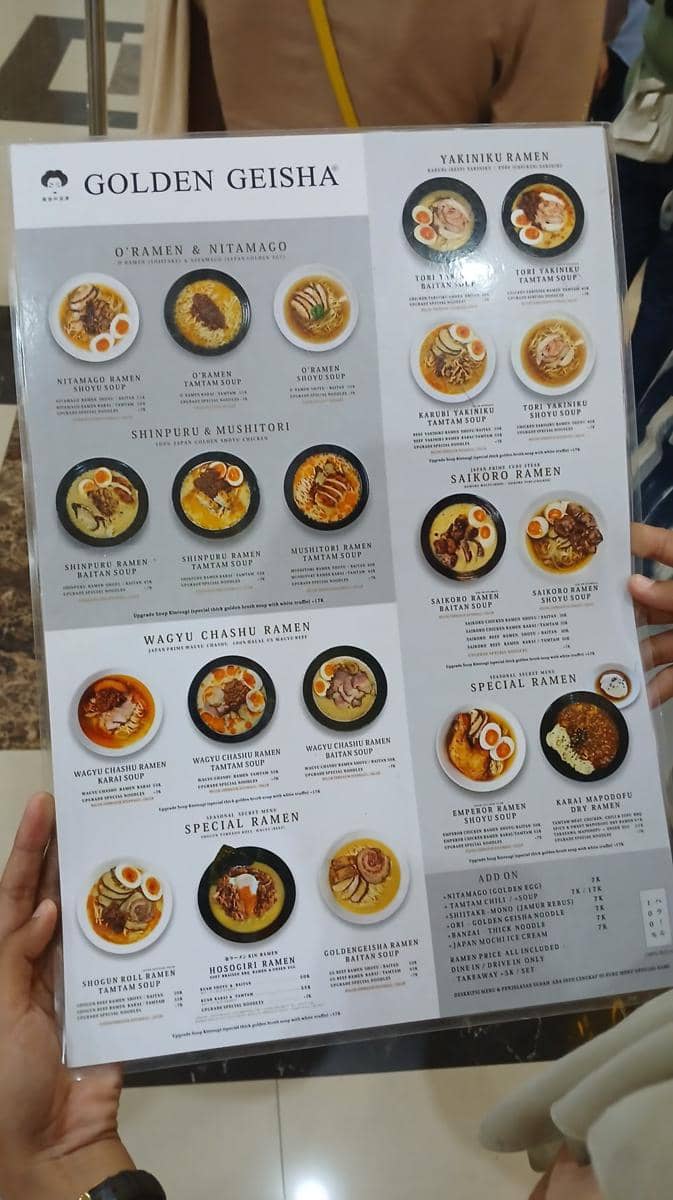 Cara Pesan dan Harga Golden Geisha Ramen Jogja | IDN Times Jogja