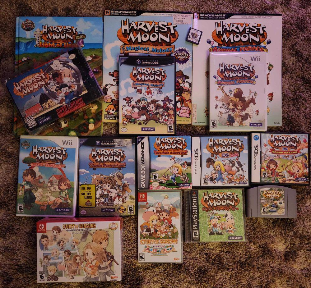 potret koleksi Harvest Moon (reddit.com/user/HeartsickCurve)