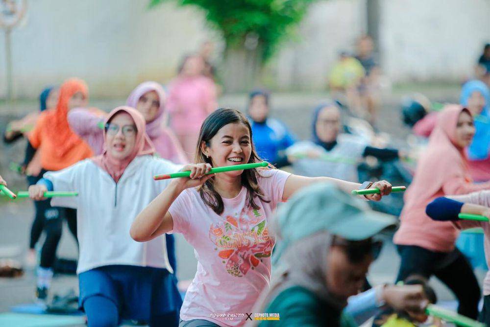 Kelas Pound Fit di Pound Friend Jatim. (instagram.com/poundfriendjatim)