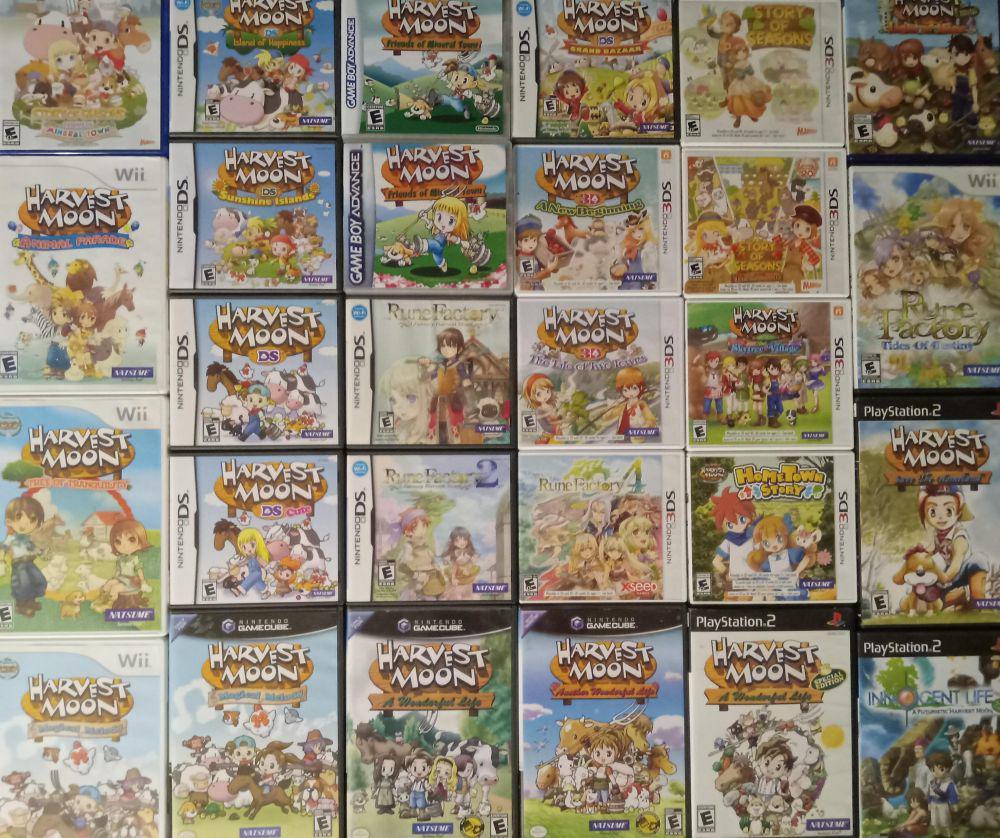 potret koleksi Harvest Moon (reddit.com/user/Tretencieu)