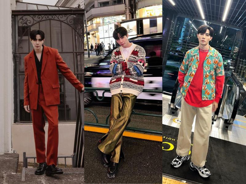 8 Ide OOTD Nuansa Merah ala Zee Pruk, Looks Aesthetic!