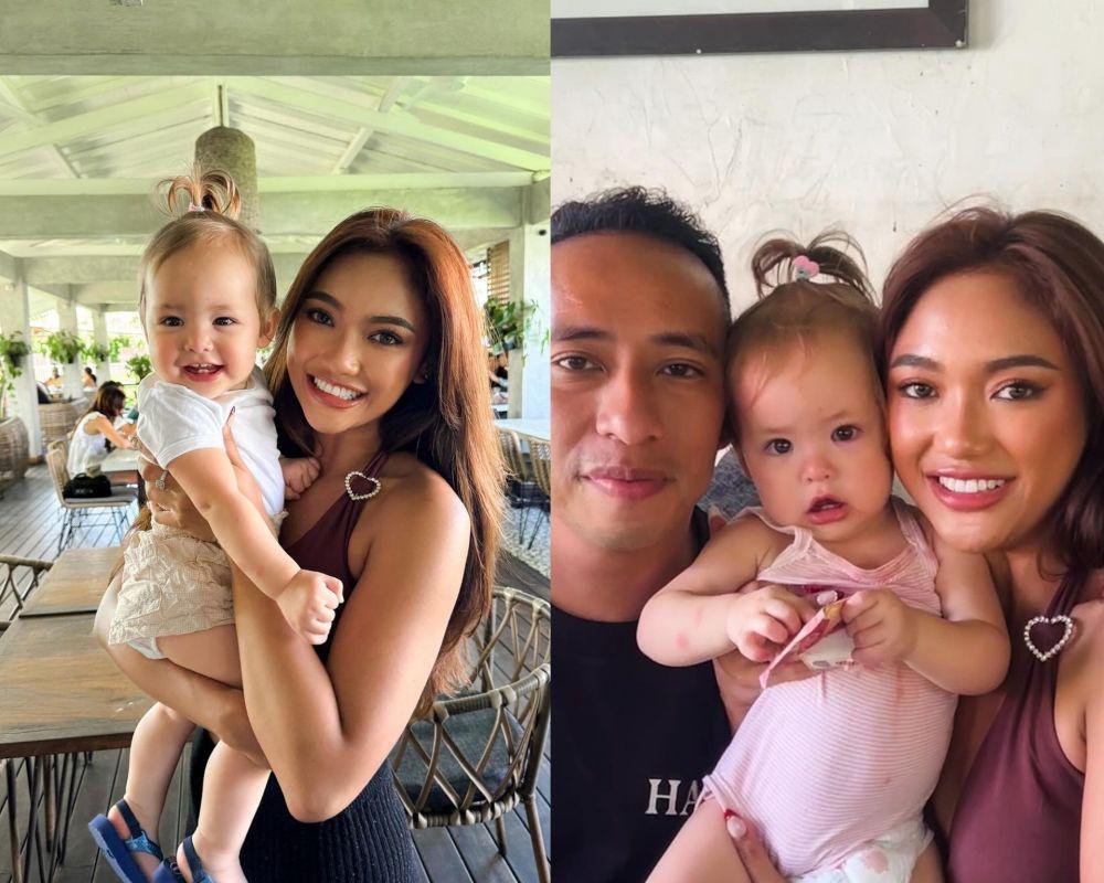 7 Momen Marion Jola Bertemu Jennifer Coppen dan Baby Kamari di Bali