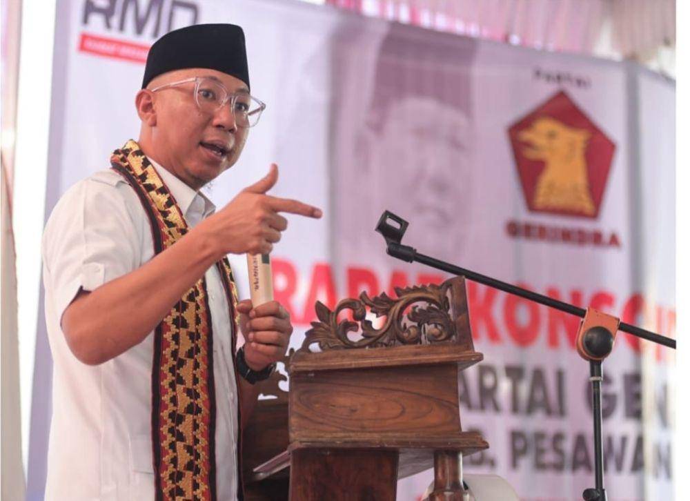 Ketua DPD Gerindra Lampung, Rahmat Mirzani Djausal. (Instagram/@gerindralampung).