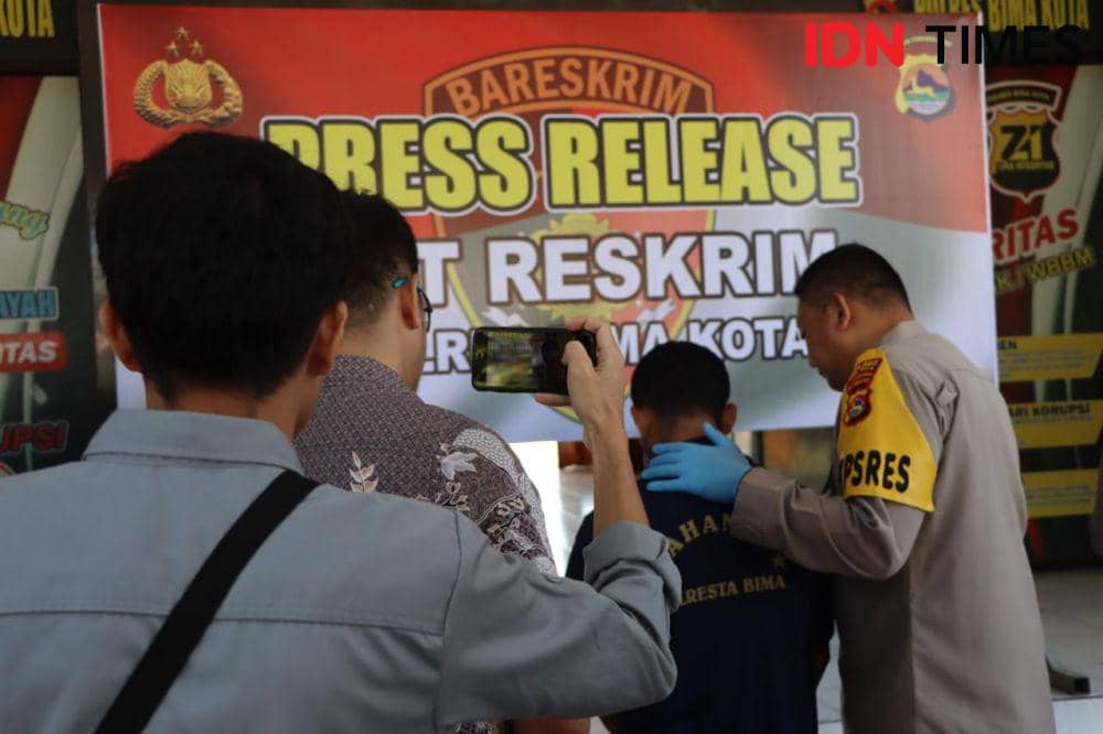 Foto tersangka RD (IDN Times/Juliadin)