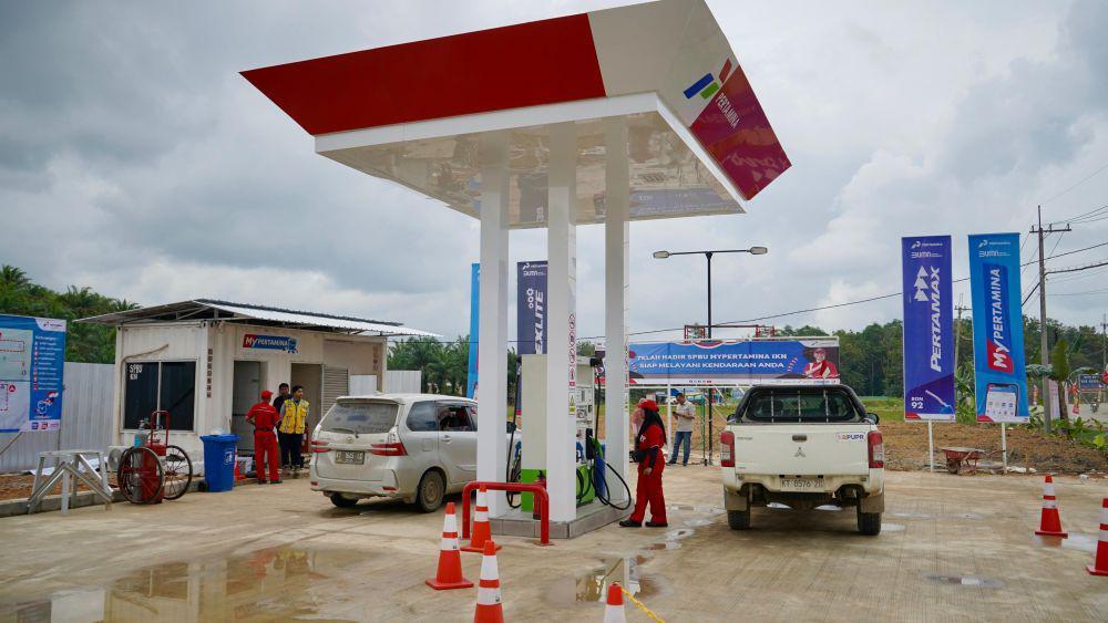 Pertamina Patra Niaga membentuk Satgas untuk memastikan distribusi BBM dan LPG di IKN terpenuhi selama perayaan HUT RI ke-79. (dok. Pertamina)
