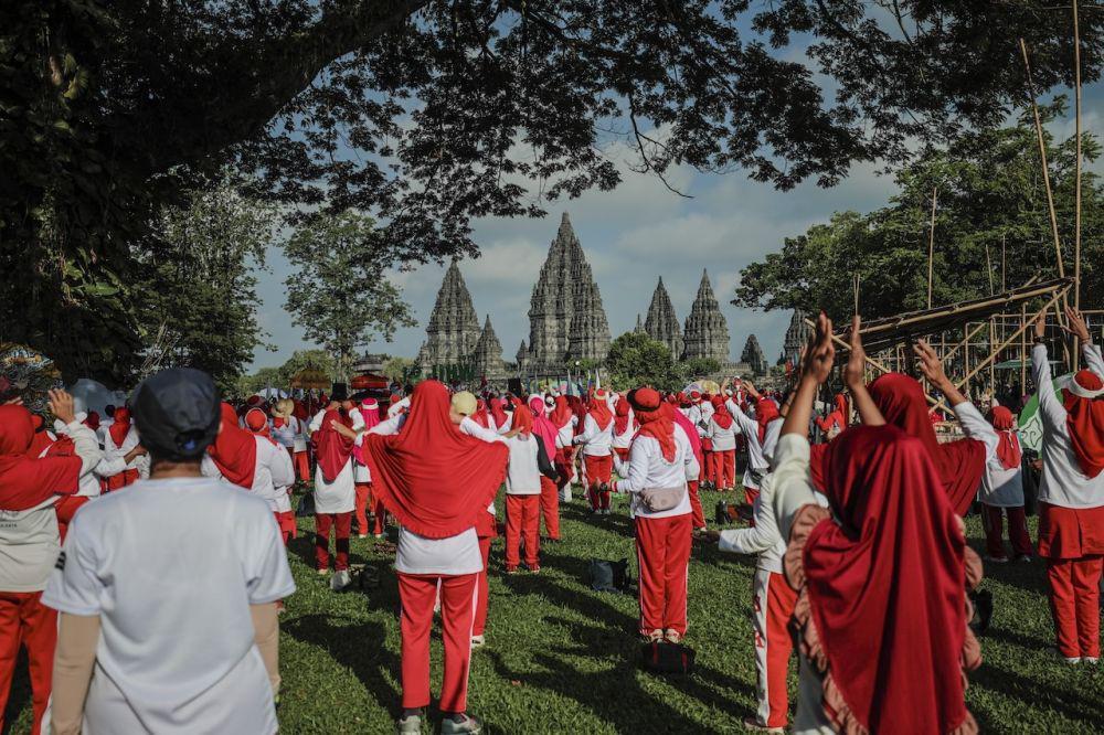 Taman Wisata Candi sambut peringatan hari kemerdekaan. (Dok. Istimewa)